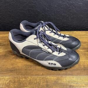 Shimano SPD SH-M020 Cycling Shoes Mens EU 44 Mountain Bike Grey Black Clipless‎